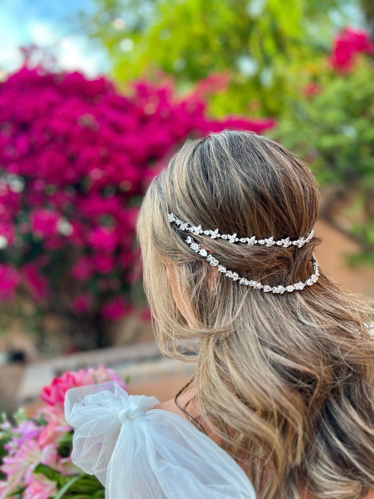 Any Two CZ Crystal Hair Vines