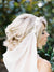 Love Story-English Net Drop Veil with Embroidered Leaf Trim- Online Exclusive