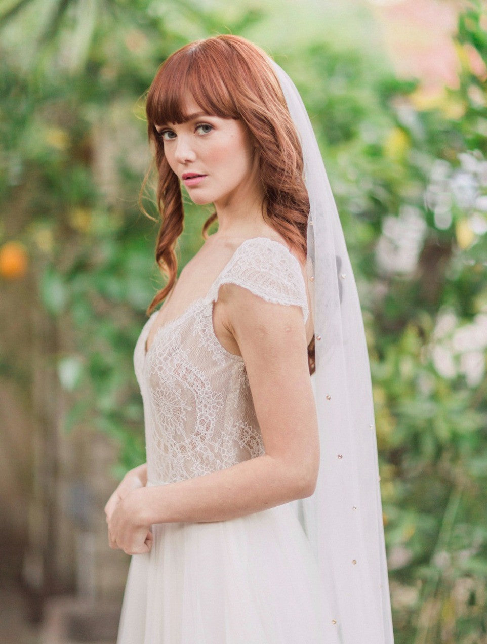 When You Love Someone- English Net Tulle with Scattered Swarovski Stones